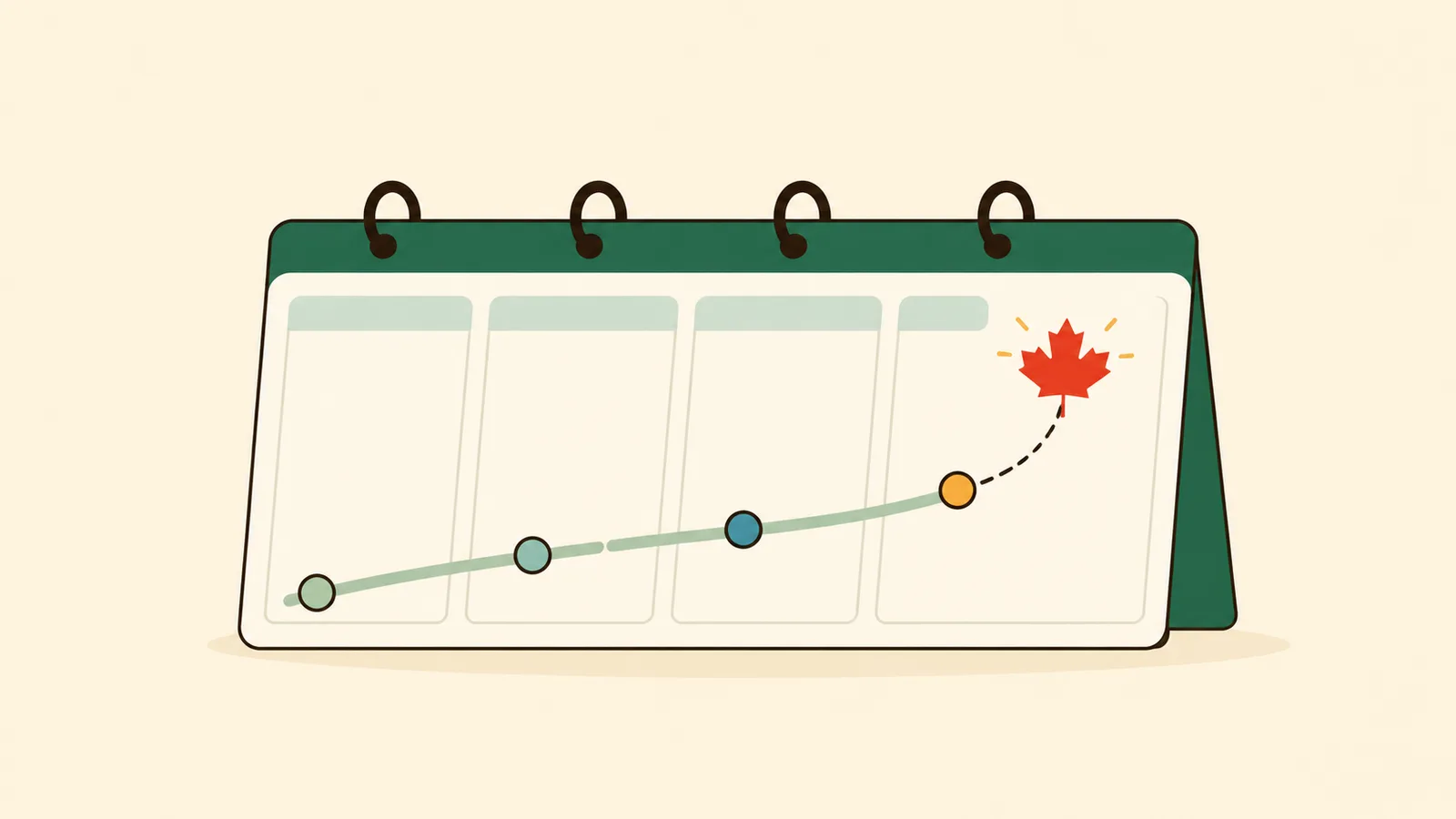 Illustration for “How to prepare for CELPIP in 4 weeks (a realistic plan)”